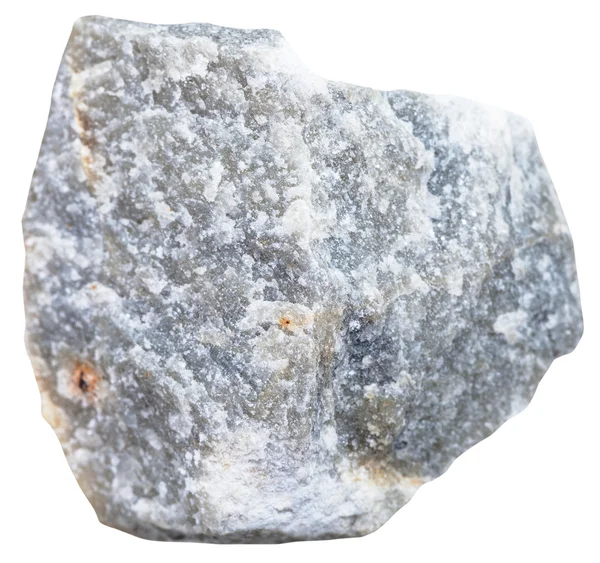 Zielony marmur Rock na białym tle — Zdjęcie stockowe