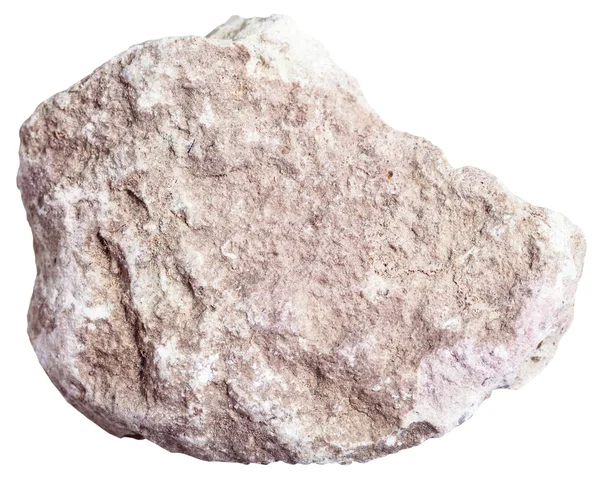 Marna (marlstone) minerale isolato su bianco — Foto Stock