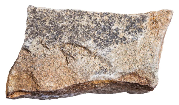 Areniet (polymictisch zandsteen) minerale geïsoleerd — Stockfoto