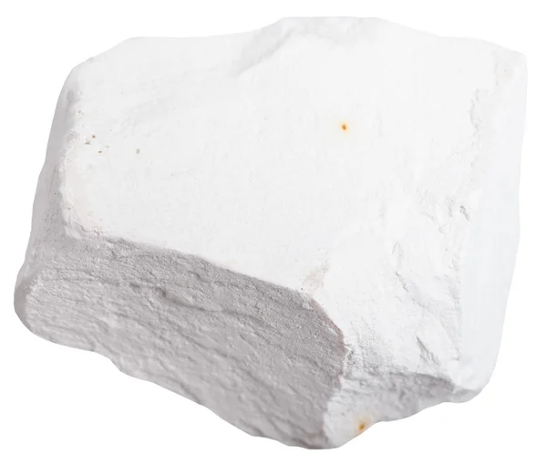 unpolished chalk (white limestone) rock isolated Stock Photo by vvoennyy