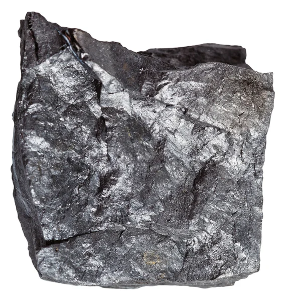 Carbonaceous shale mineral (bone coal) — Stock Photo, Image