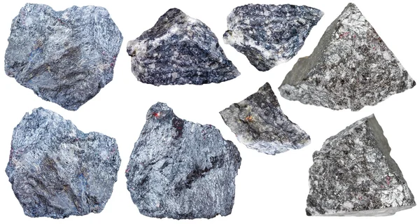 Colectare din specimene de minereu de antimoniu — Fotografie, imagine de stoc