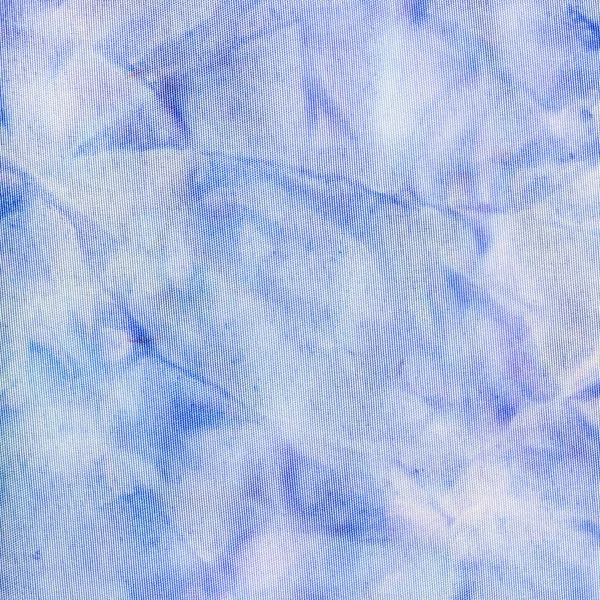 Batik abstrait en soie bleue et violette — Photo