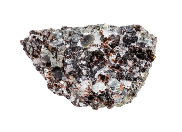 Macrofotografia Uma Amostra Mineral Natural Colecção Geológica Mineral Bruto Phlogopite — Fotografia de Stock