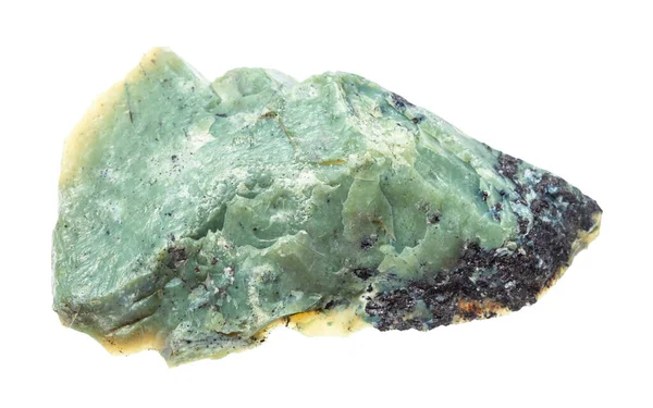 Macro Fotografía Minerales Naturales Colección Geológica Sin Pulir Teisky Jade — Foto de Stock