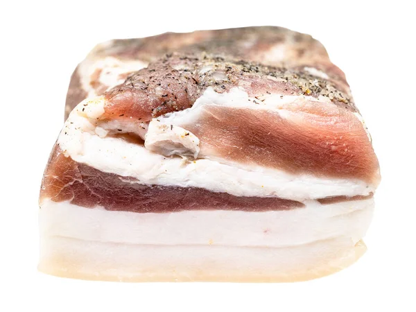 Salo Salé Gras Porc Avec Des Couches Viande Isolées Sur — Photo