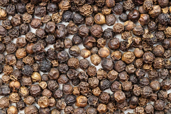 Food Background Many Hainan Black Peppercorns Close — Stock Photo, Image