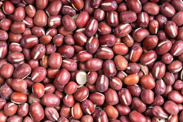 Fondo Alimentos Muchos Granos Adzuki Crudos Cerca — Foto de Stock