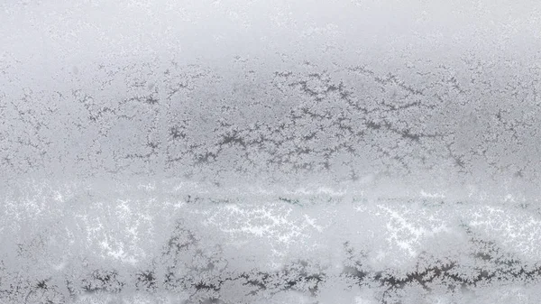 Fenêtre Maison Givrée Dans Les Maisons Urbaines Ville Jour Hiver — Photo