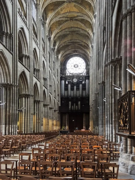 Nave de Catedral de Rouen — Foto de Stock