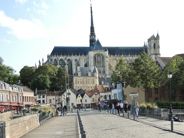 Pemandangan Katedral Amiens, Perancis — Stok Foto