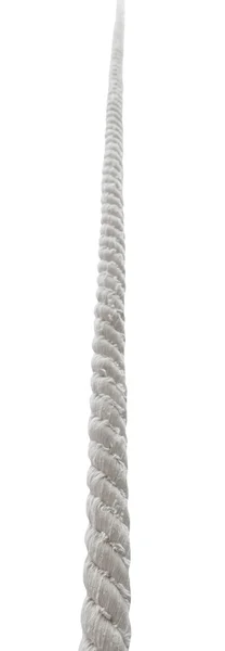 Vista inferiore della corda di cotone isolata — Foto Stock