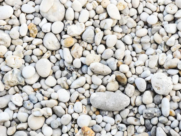 Guijarro de piedra en la playa de Eretrat — Foto de Stock