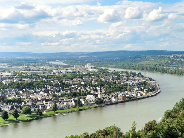 Vista de Koblenz ciudad, Alemania — Foto de Stock