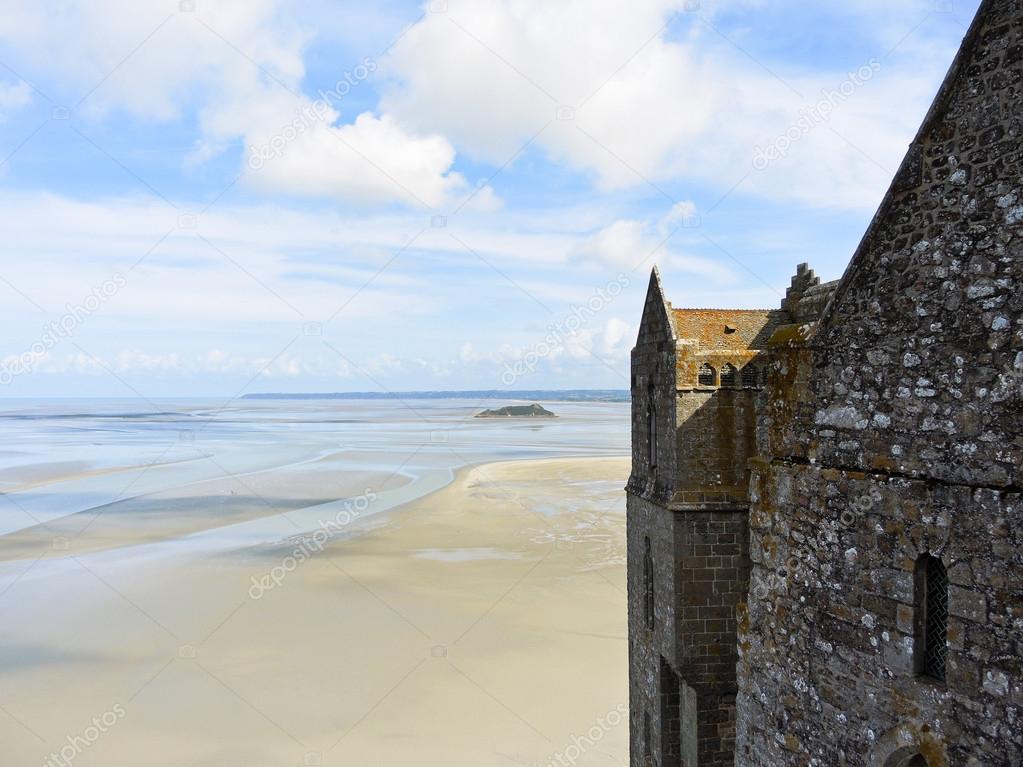 bay and mont saint-michel abbey, Normandy
