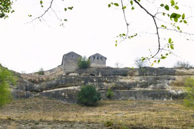 Ortaçağdan kalma şehir chufut-kale, Crimea Castle