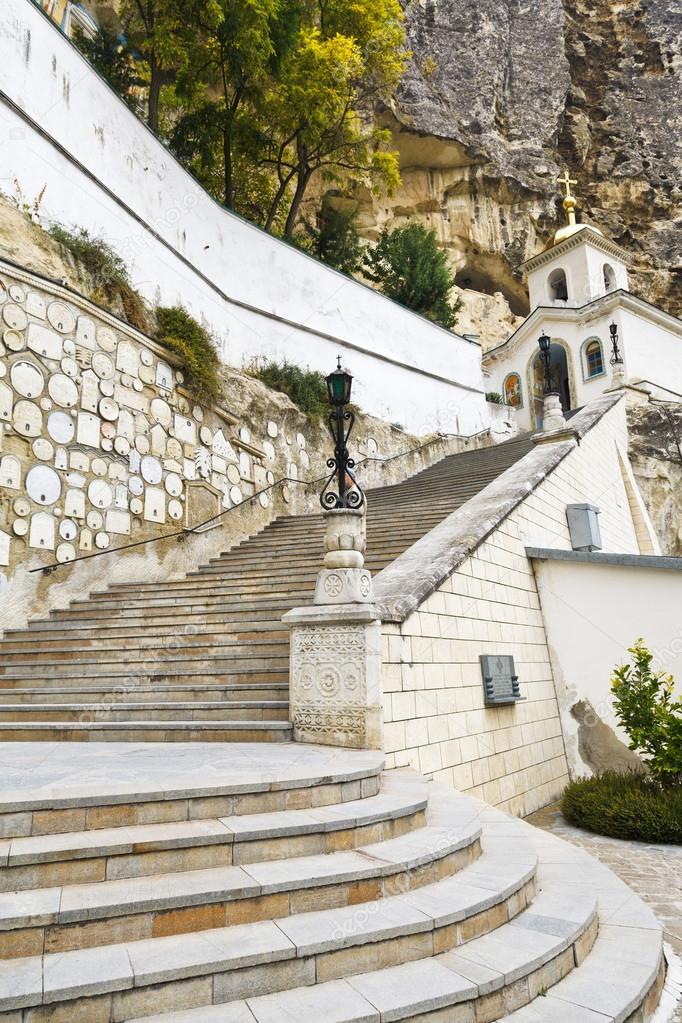 steps to Assumption Monastery of the Caves, Crimea