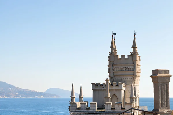 El palacio del nido de la golondrina, la Crimea — Foto de Stock