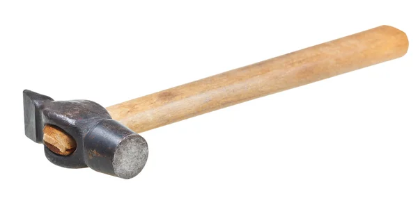 Cross Pein Hammer com face redonda isolada — Fotografia de Stock