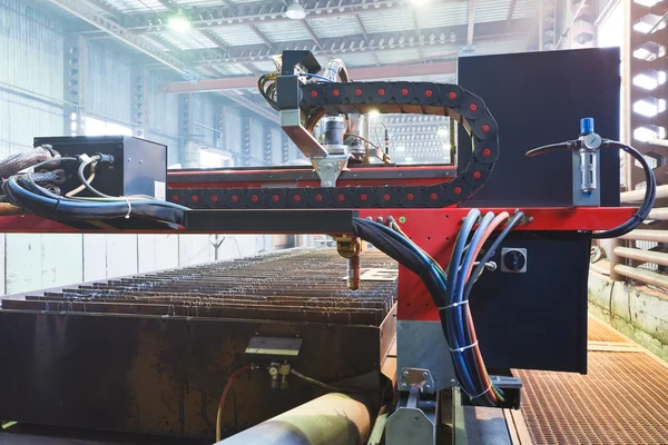 Plasma torches of cutting machine close up — Stock Photo, Image