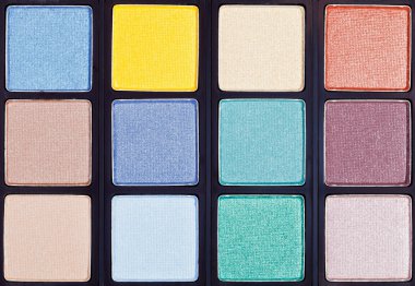 Makyaj paleti kökenli yakın çekim