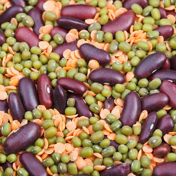 food background from dried beans mixture