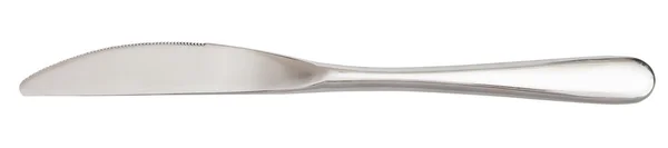 Nóż metalowy służący - sztućce na białym tle — Zdjęcie stockowe