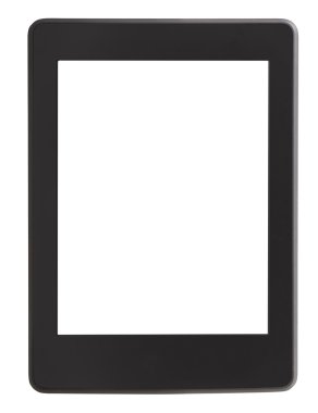 e-kitap okuyucu ile önden görünümü ekran kesmek