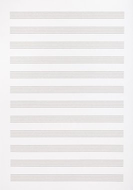 müzik kitabın boş sayfa