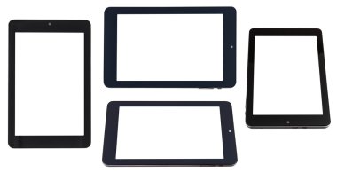 tablet pc ekran izole dışarı kesim ile kümesi