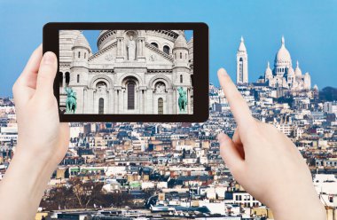 montmartre Tepesi Fotoğraf Panoraması alarak turizm