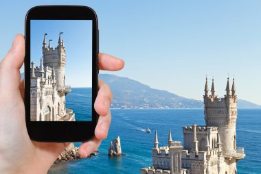 turist alarak fotoğraf kırlangıç yuva Sarayı