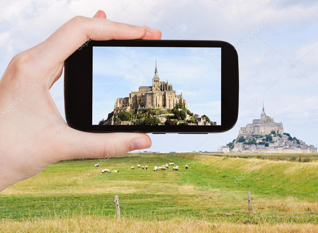 photo of mont saint-michel abbey, Normandy