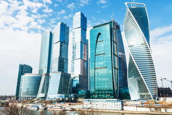 Towers of Moscow City business district — Stock Photo, Image