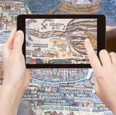 antik kutsal topraklar harita fotoğraflarını turizm