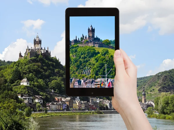 Turistické fotografie města Cochem, Německo — Stock fotografie