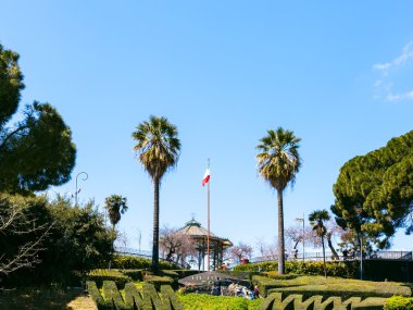 Bellini Garden in Catania city, Sicily clipart