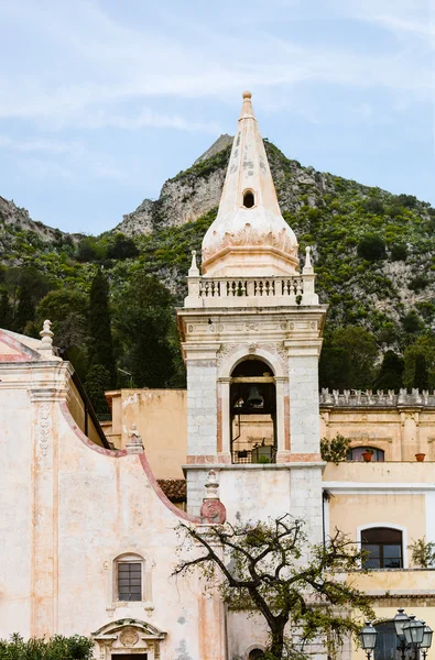 Kościół w Taorminie, Sycylia — Zdjęcie stockowe