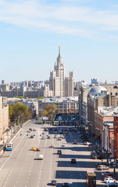 Lubyanka ve Novaya Meydanı Moskova — Stok fotoğraf