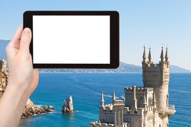 Yutmak yuva kale Crimea fotoğraflarını turizm