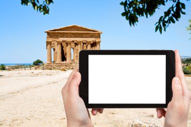 Concordia tapınak tapınak Vadisi fotoğrafı