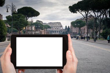 Kolezyum, Roma turist fotoğraf giden yol