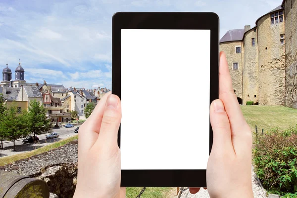 Tourist photographs of town Sedan, France — Stock Photo, Image