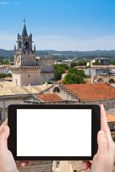 Toeristische foto's stad Avignon, Frankrijk — Stockfoto