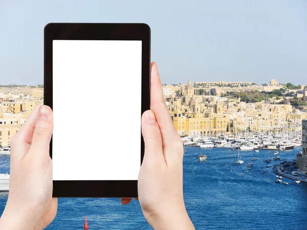 Tourist photographs of Valletta city , Malta — Stock Photo, Image