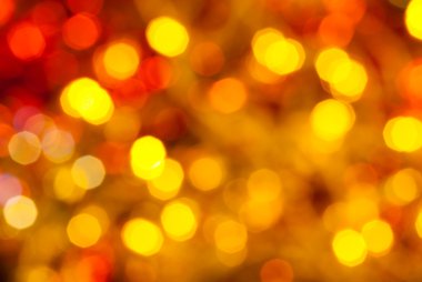 kahverengi, sarı ve kırmızı parlayan Noel ışıkları
