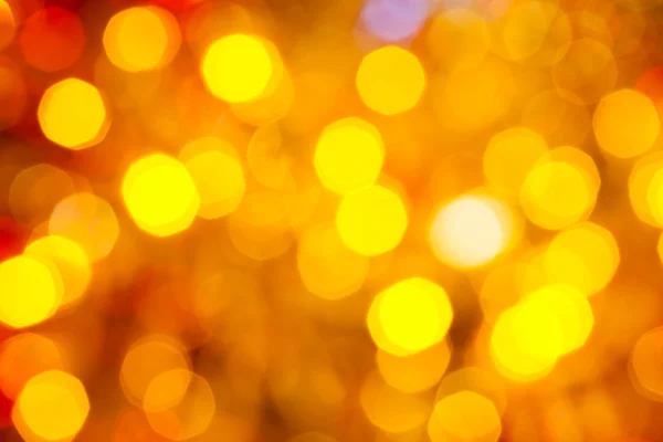 Brown, yellow and red shimmering Christmas lights — Stock Photo, Image