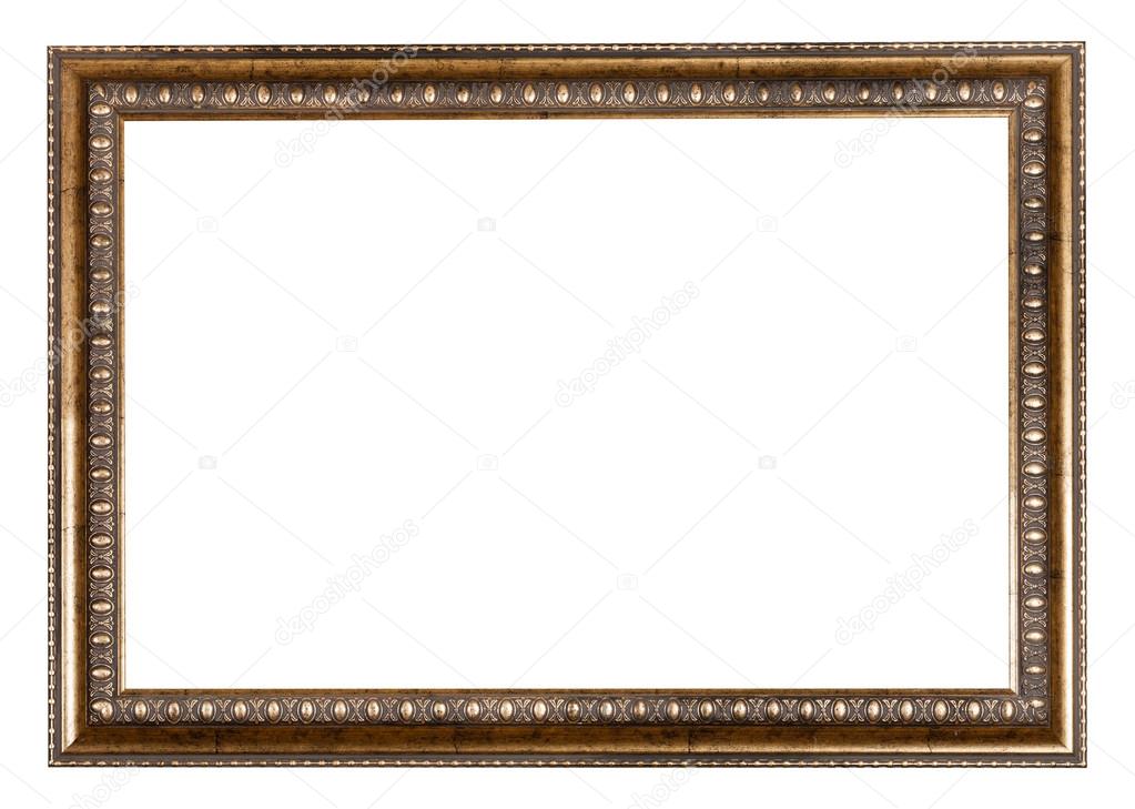 baroque style golden wooden picture frame