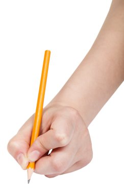 el berabere basit kalem üzerinde beyaz izole tarafından