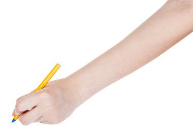 el taslaklar üzerinde beyaz izole basit pen tarafından